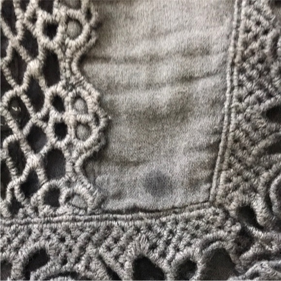 Free People One Ombré Victorian Blouse Lace Small - Picture 10 of 10